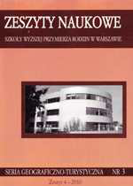Zeszyt naukowy nr 4 Seria geograficzno-turystyczna nr 3 (2003)